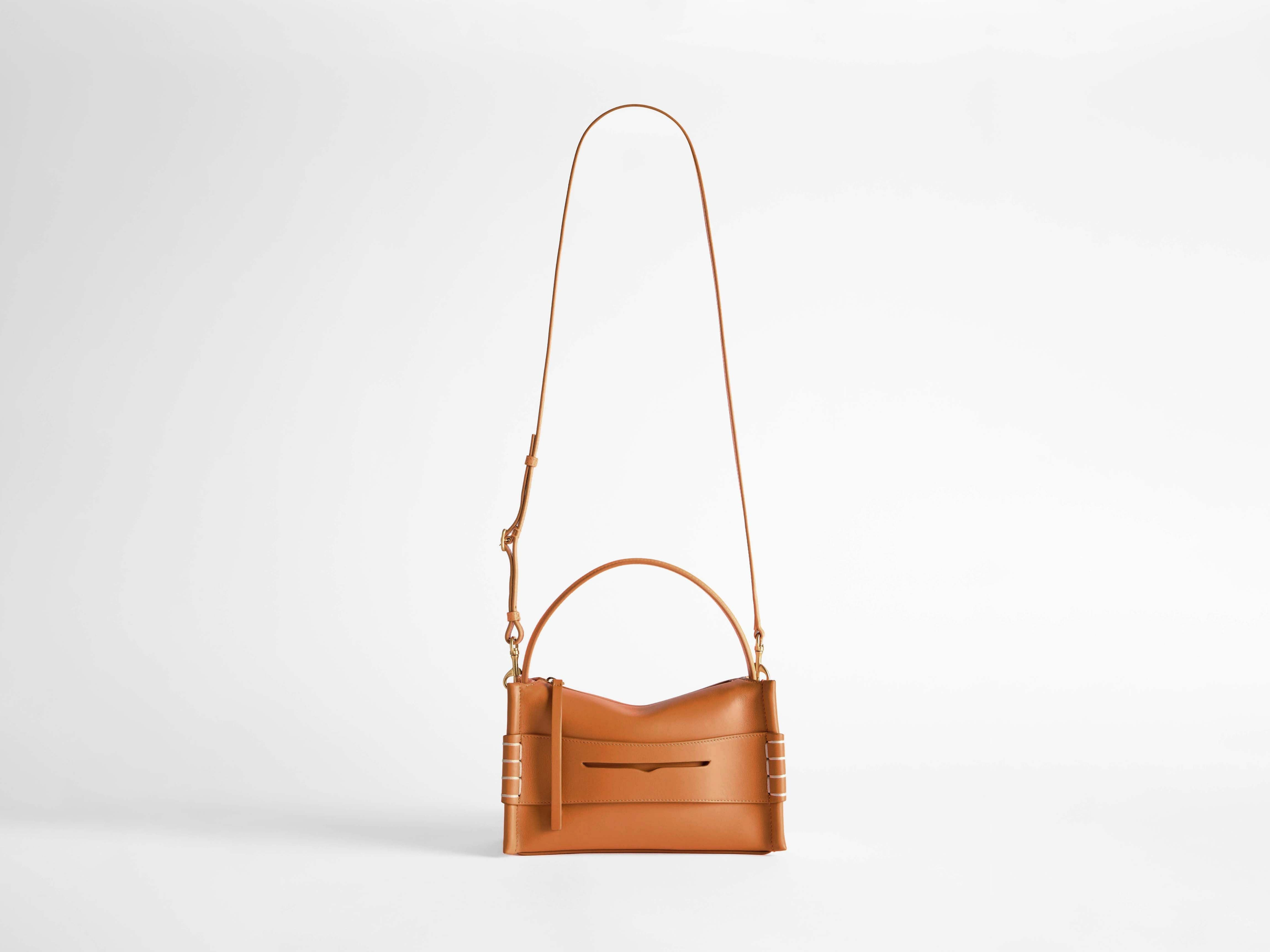 LOAFER BAG IN TAN LEATHER - 8