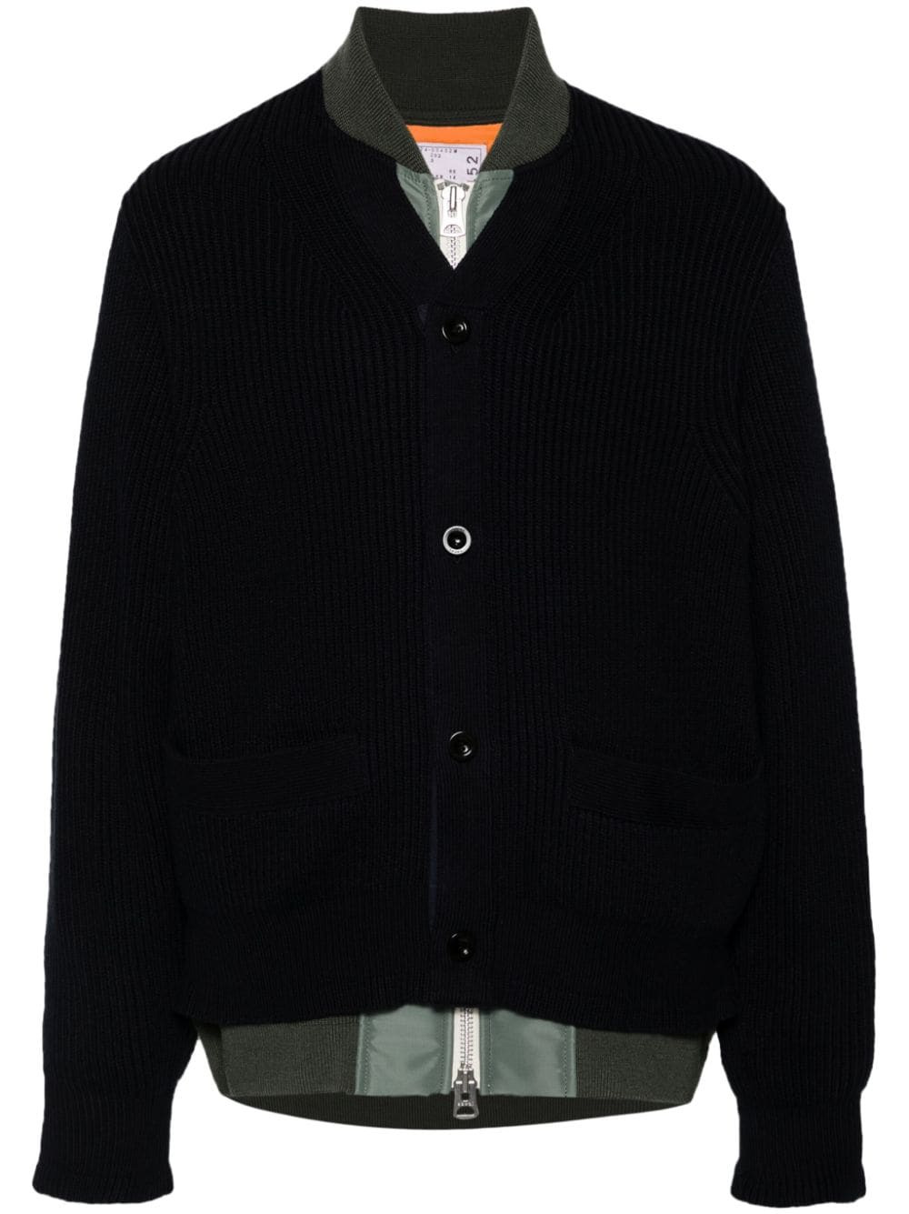 Sacai Men Layered Jacket - 1