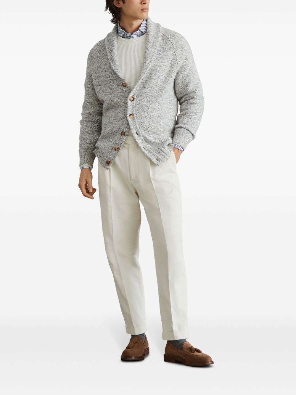 ribbed crew-neck jumper - 2