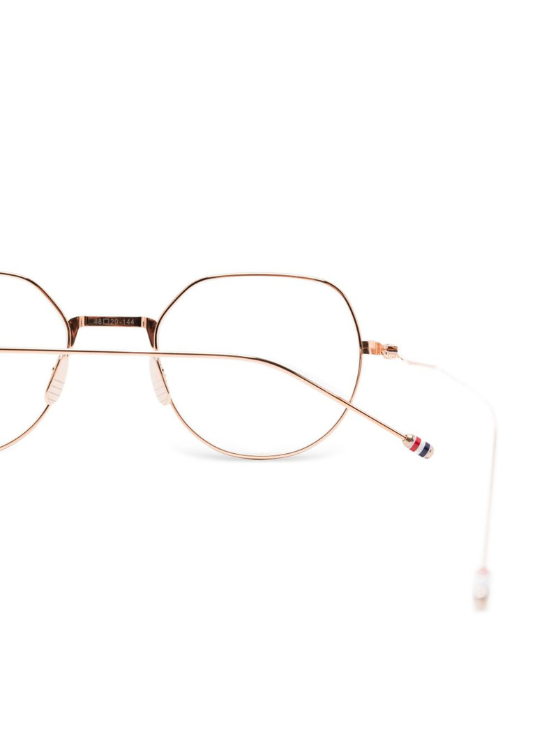 geometric-frame glasses 3