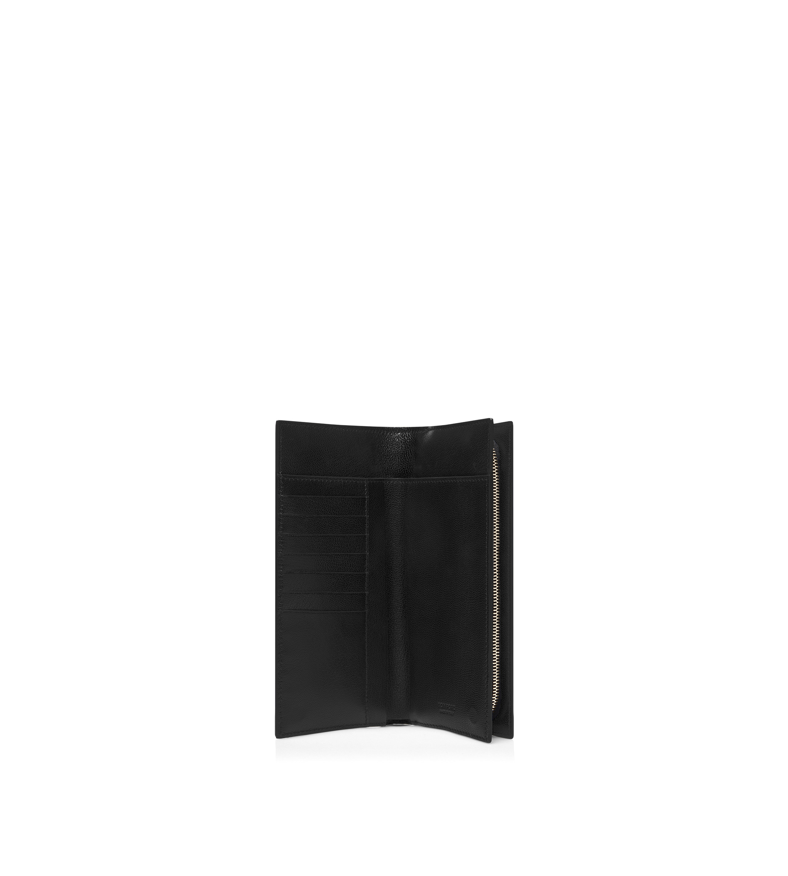 SUPPLE GRAIN LEATHER VERTICAL WALLET - 2
