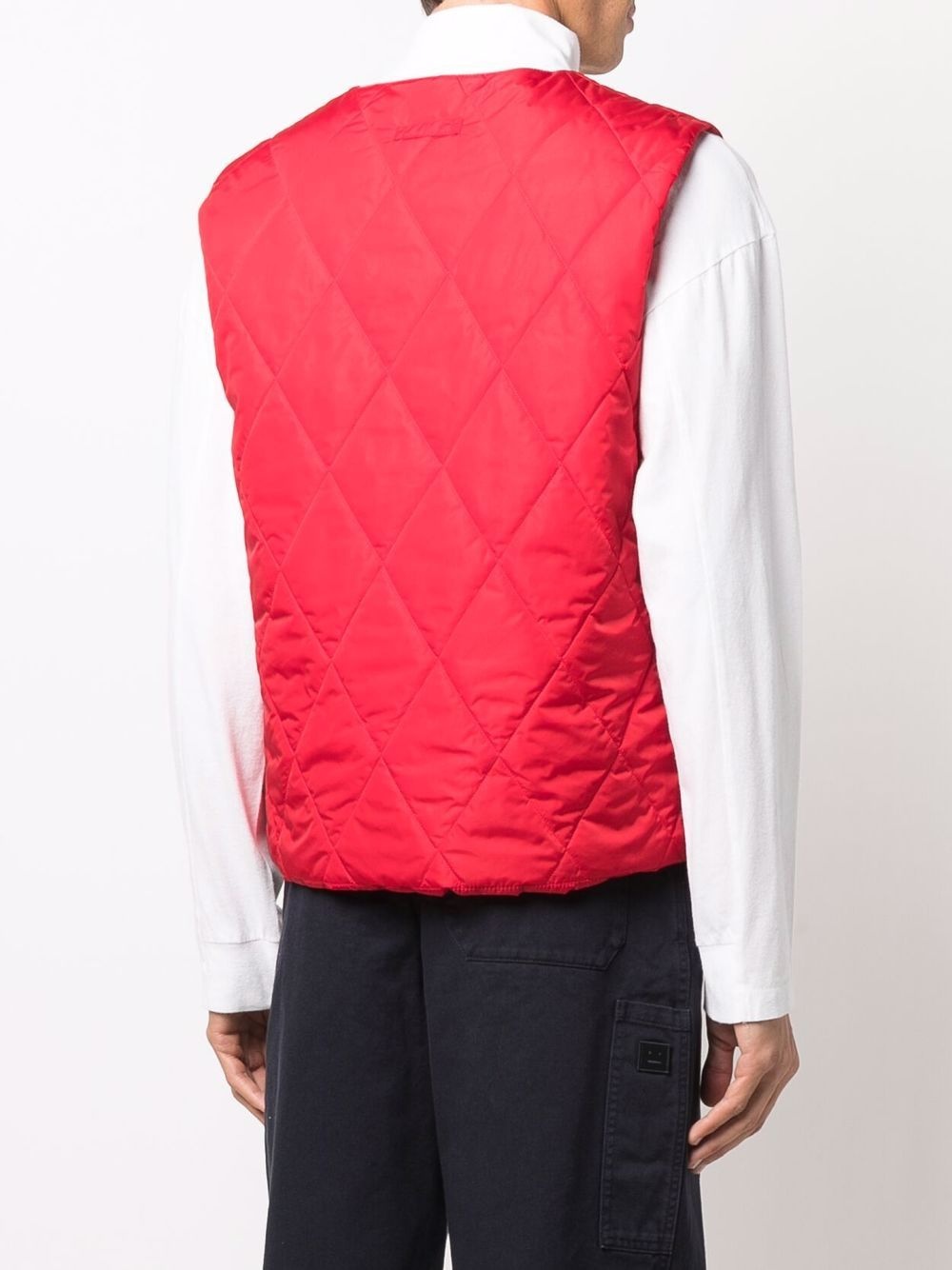 quilted sleeveless gilet jacket - 4