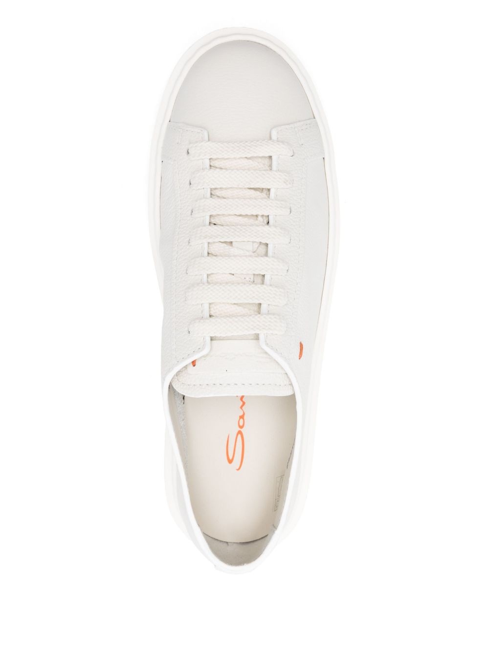 leather sneakers - 4
