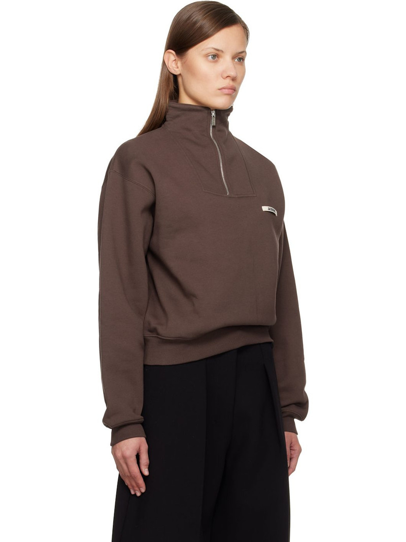 Brown 'Le Camionneur Gros Grain' Sweatshirt 2