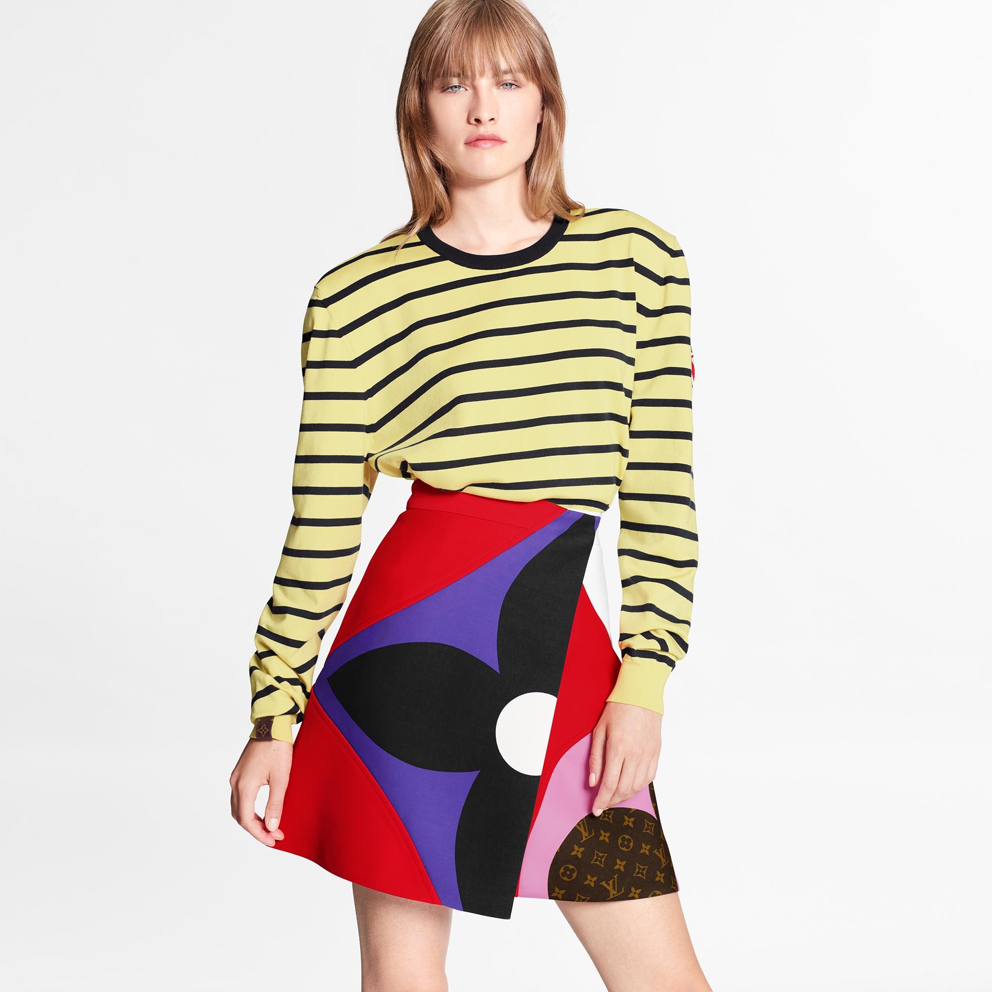 Game On Vibrant  A-Line Mini Wrap Skirt  - 3