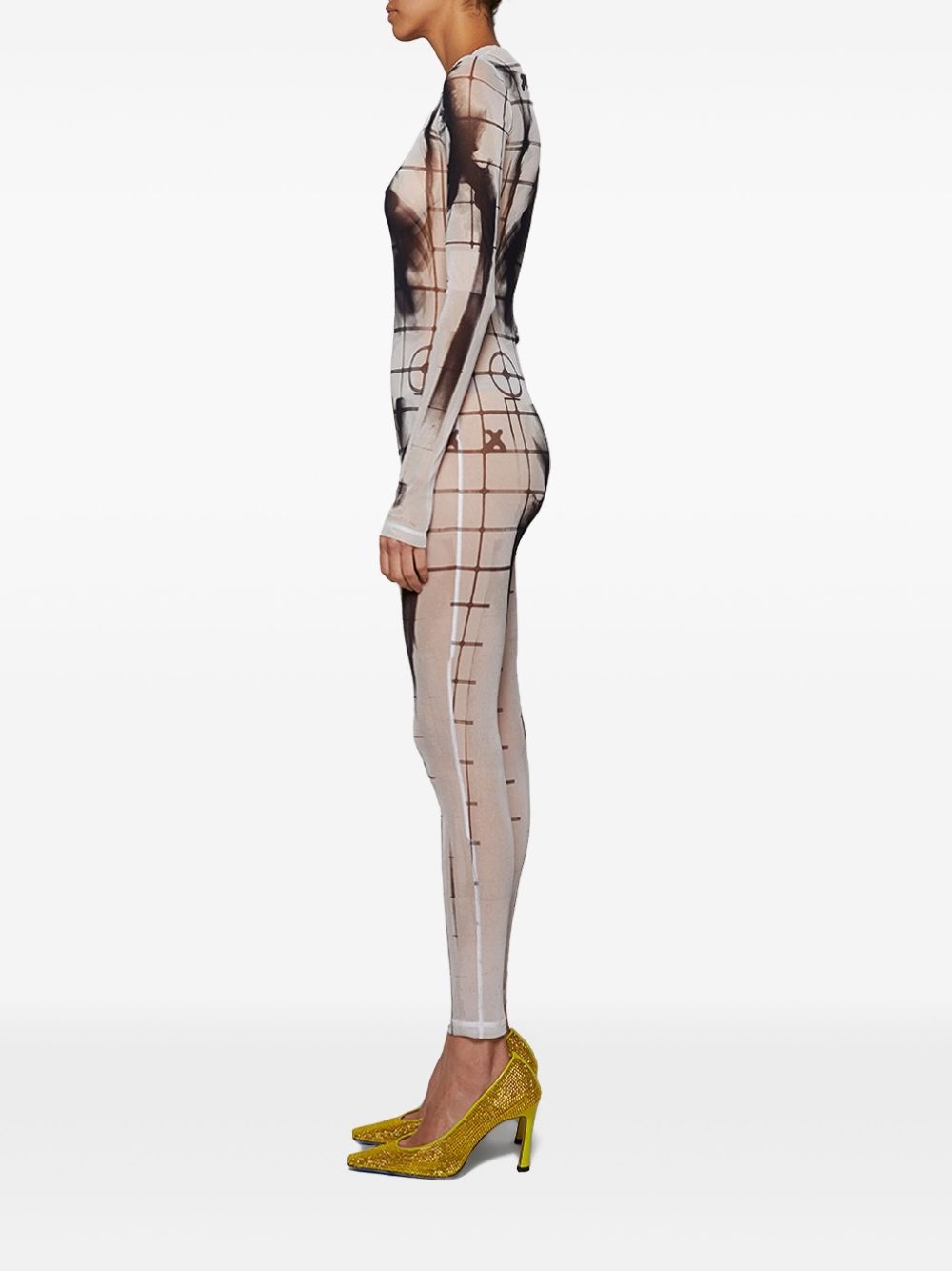Squeletor-print jumpsuit - 4