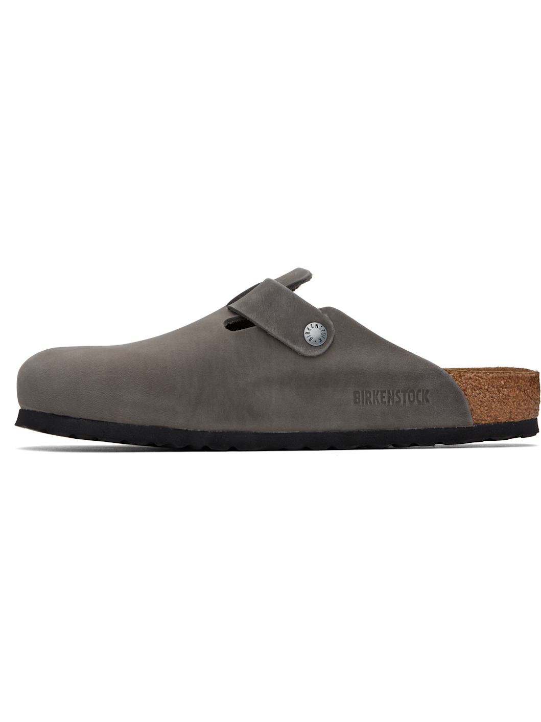 Gray Regular Boston Soft Footbed Slip-on Loafers - 3