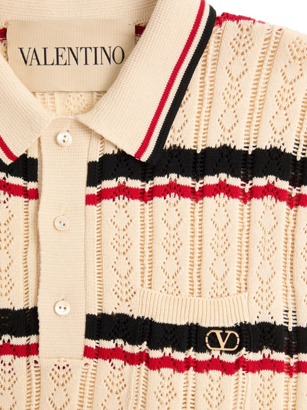 striped polo shirt - 6
