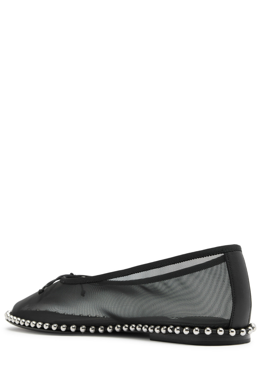 Alexander Wang Lina Studded Mesh Ballet Flats - 2