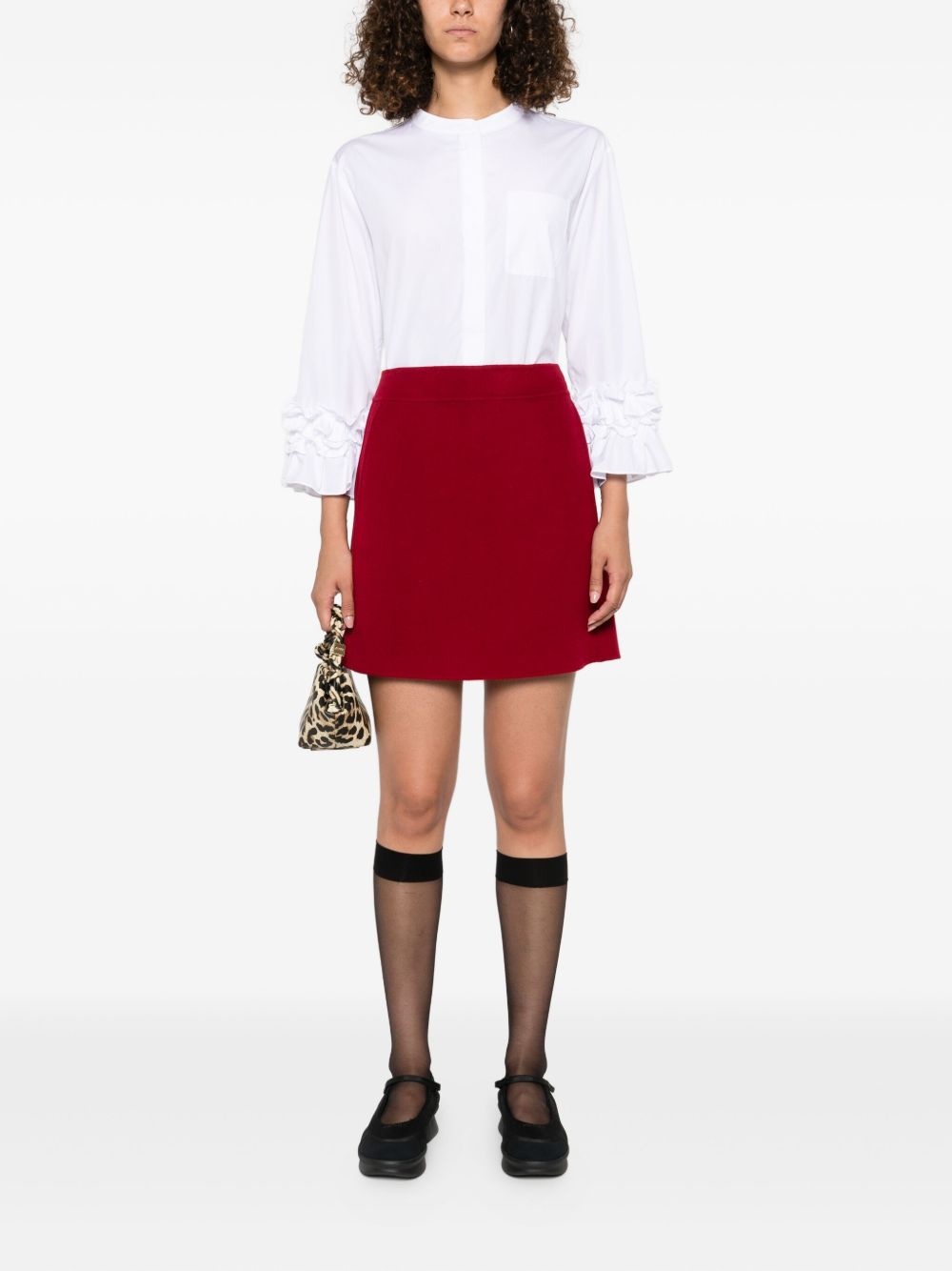 pocket wool skirt - 2