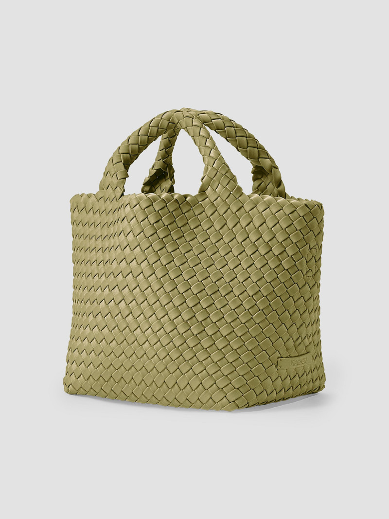 Women's St. Barths Small Tote Bag - Bottle Green 4