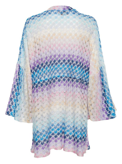 Missoni zig-zag knitted beach dress outlook