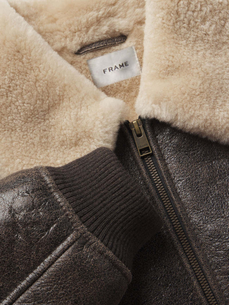 The Shrunken Shearling Bomber 7