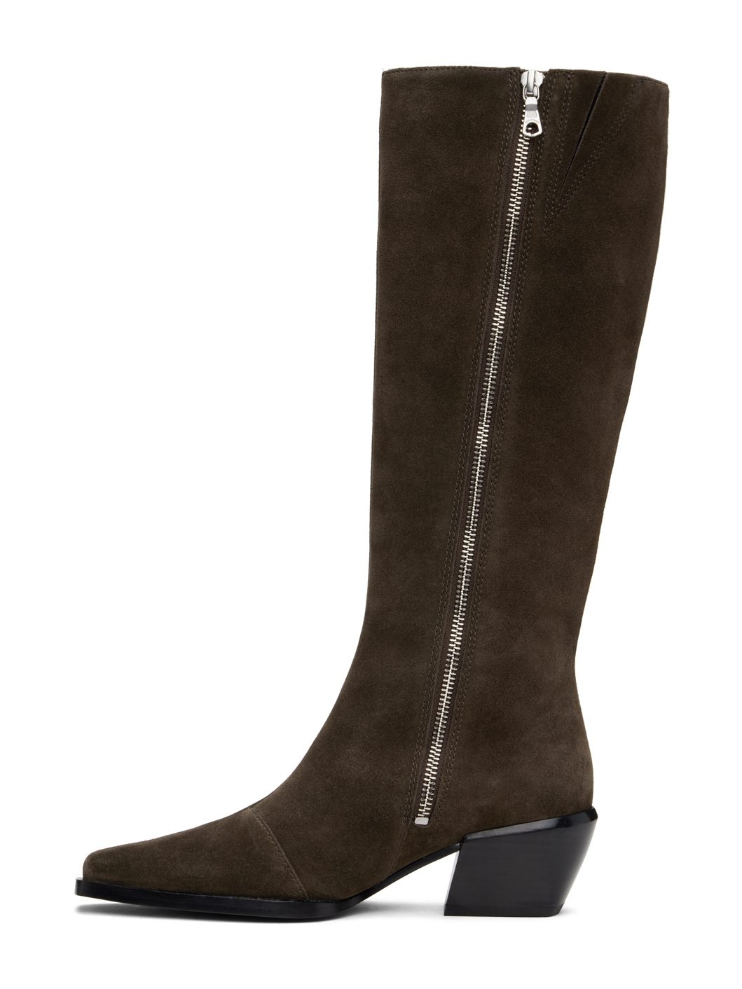 Brown Joni Knee High Tall Boots - 3