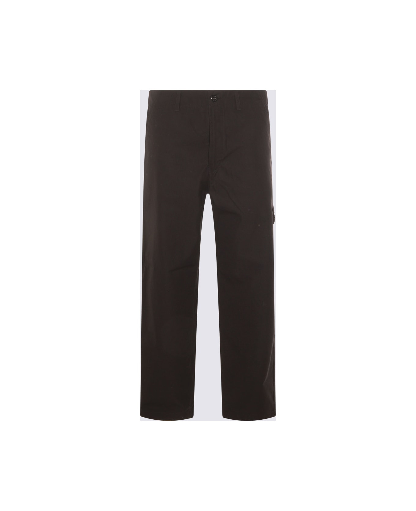 Black Cotton Pants - 1