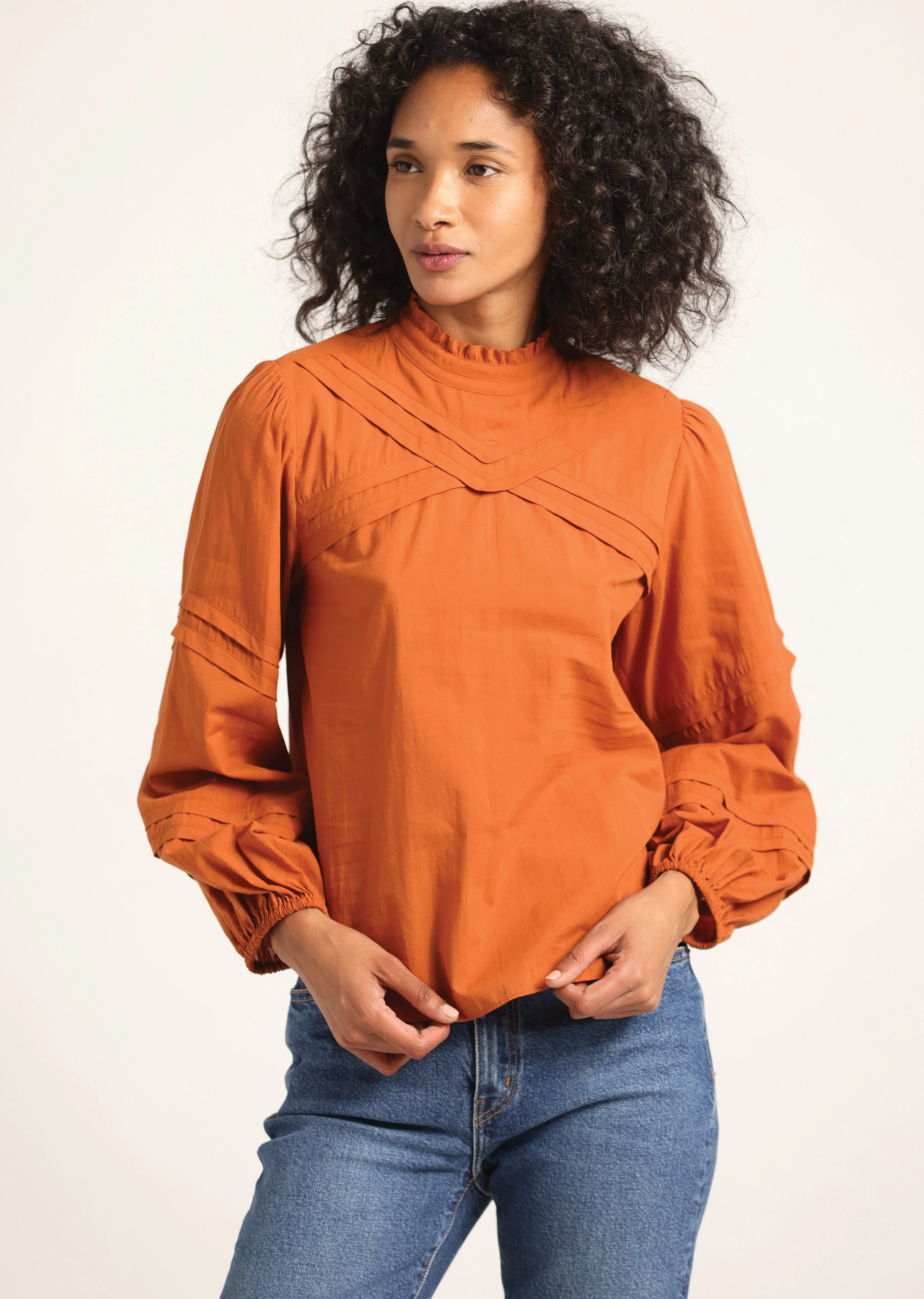 MARLOWE LONG SLEEVE BLOUSE - 1