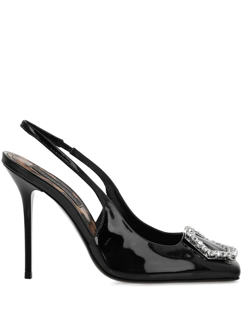 buckle-detail leather pumps 1