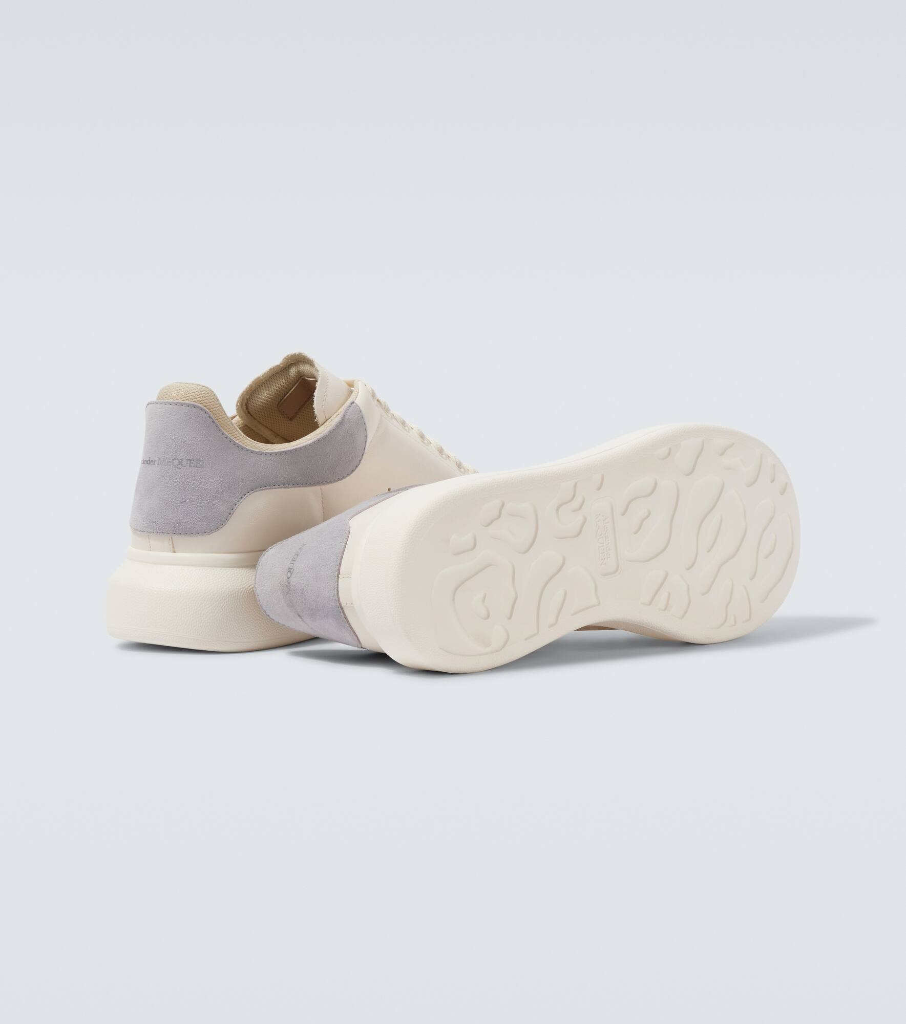 Oversized leather sneakers - 7