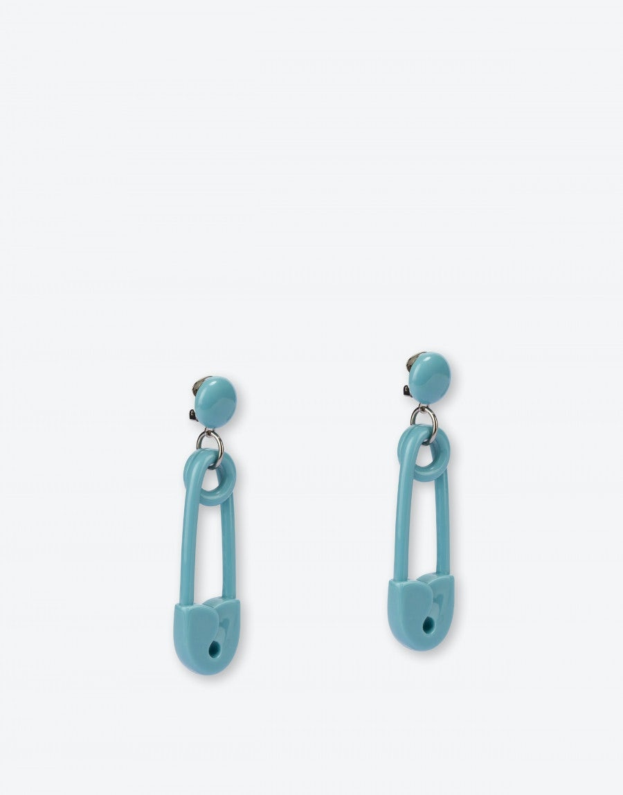 SAFETY PINS DROP EARRINGS - 2