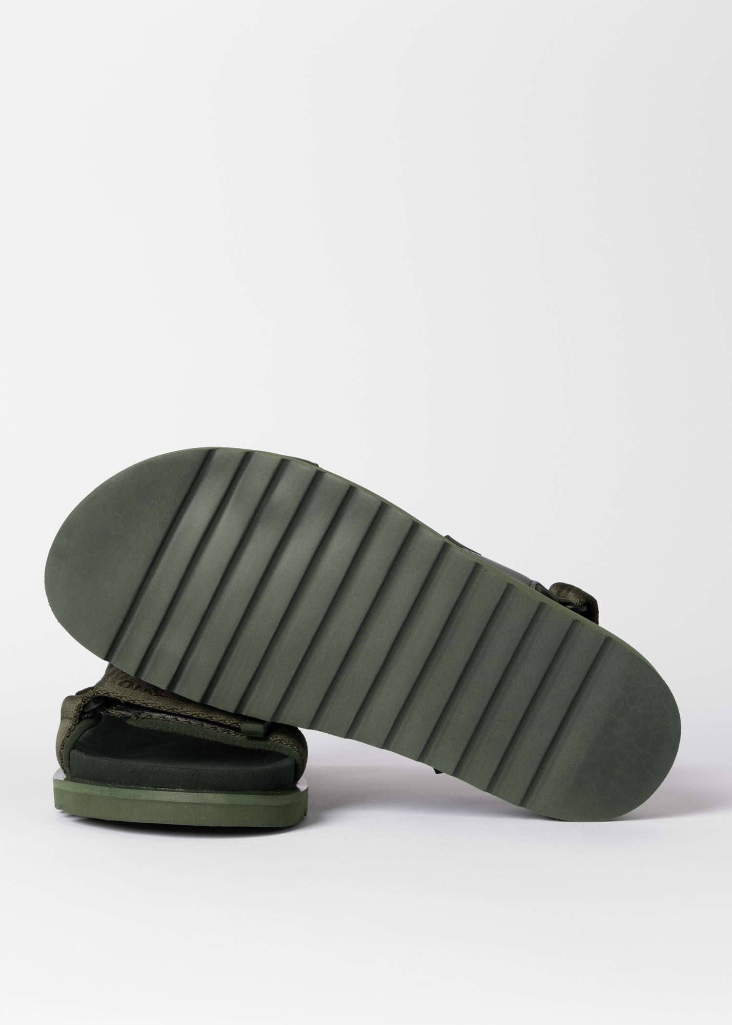 Khaki 'Dorado' Tape Sandals - 4