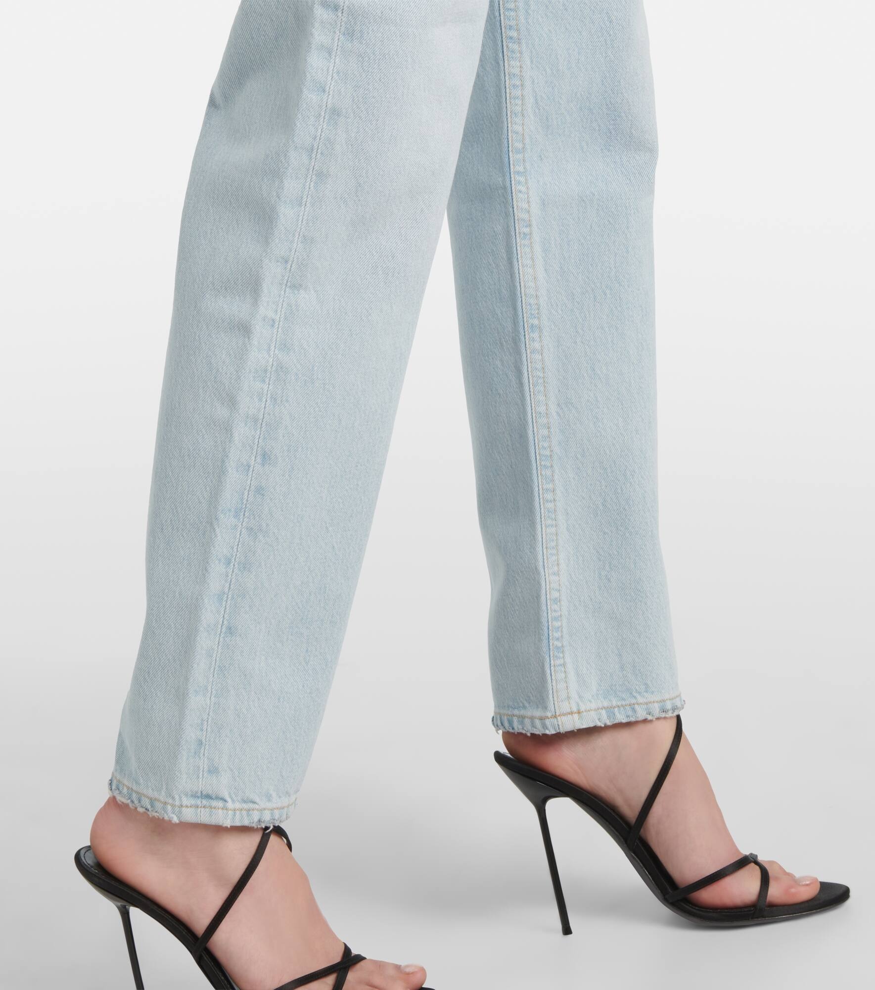 90's mid-rise straight jeans - 5