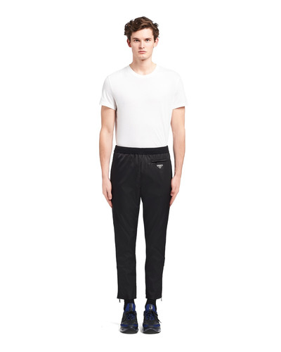 Prada Wool and Re-Nylon Gabardine trousers outlook