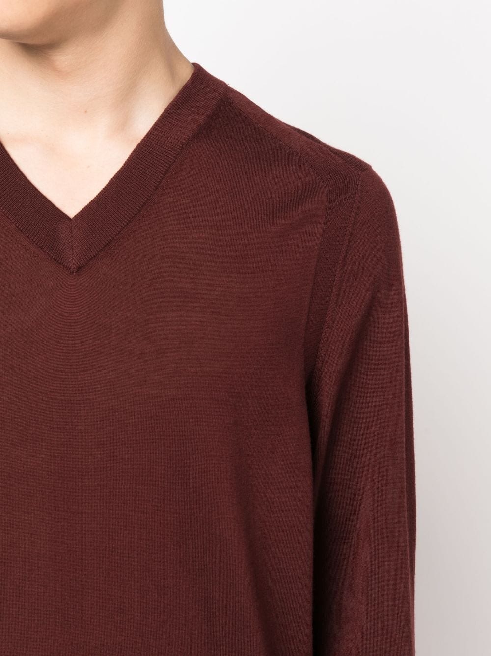 long-sleeve wool jumper - 5