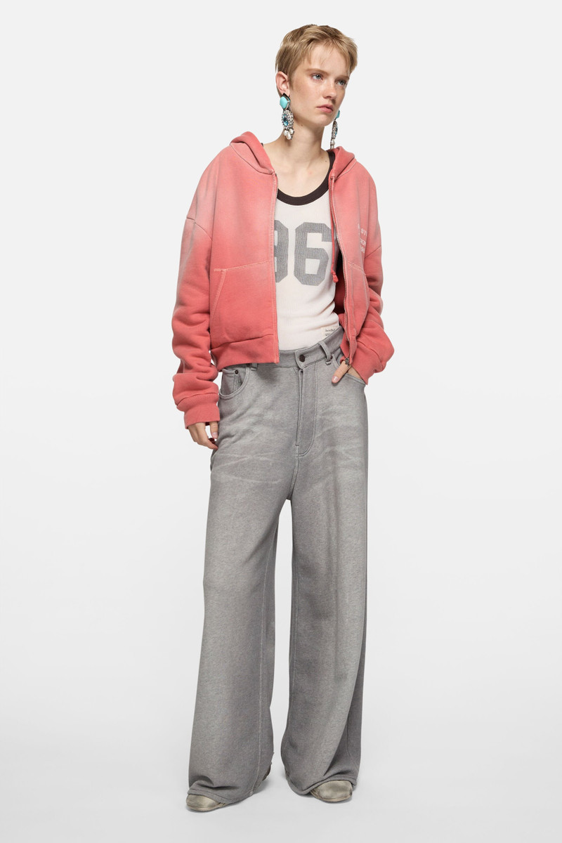 Acne Studios Sprayed zip hoodie - Red outlook
