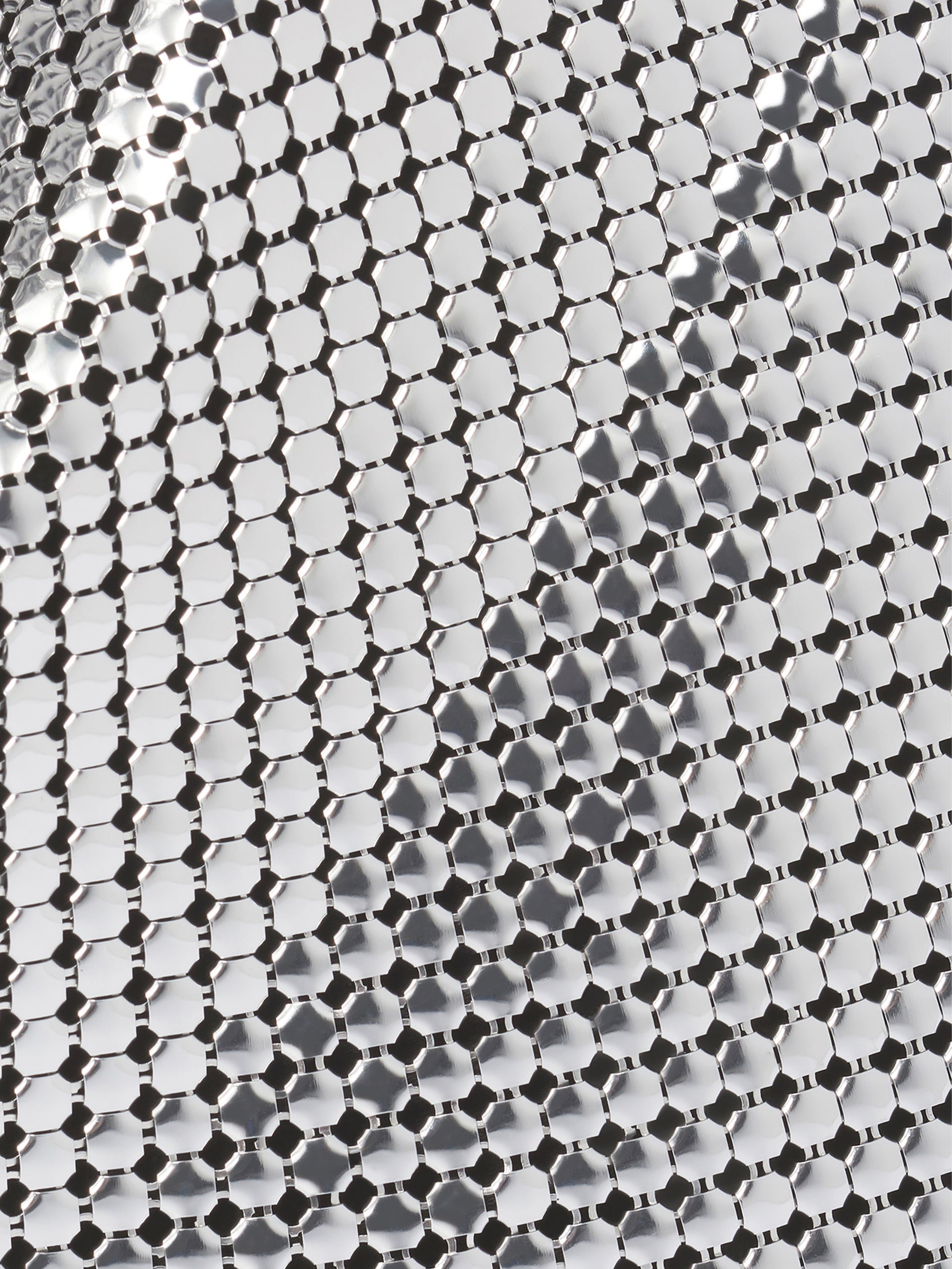SILVER PIXEL METALLIC TOTE BAG - 5