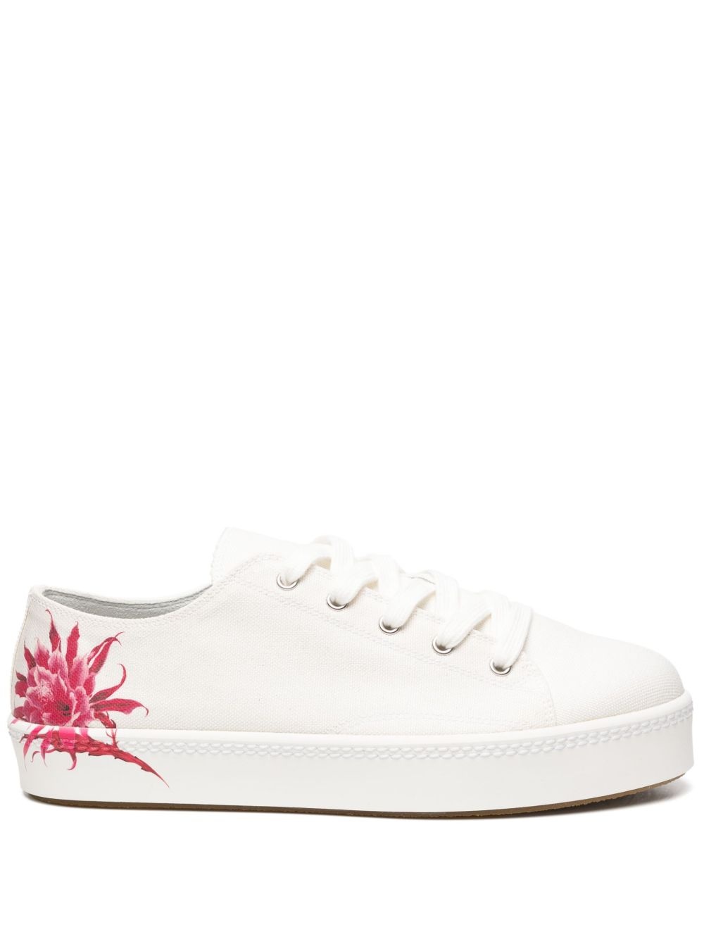 CACTUS DESIGN PRINT LOW-CUT CANVAS SNEAKER – THE SHOP YOHJI