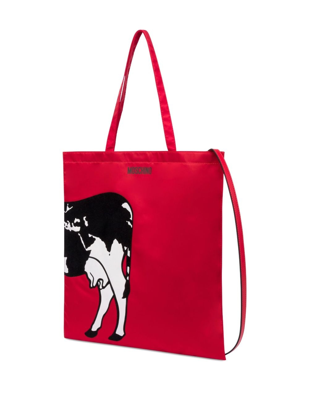 cow-motif tote bag - 2
