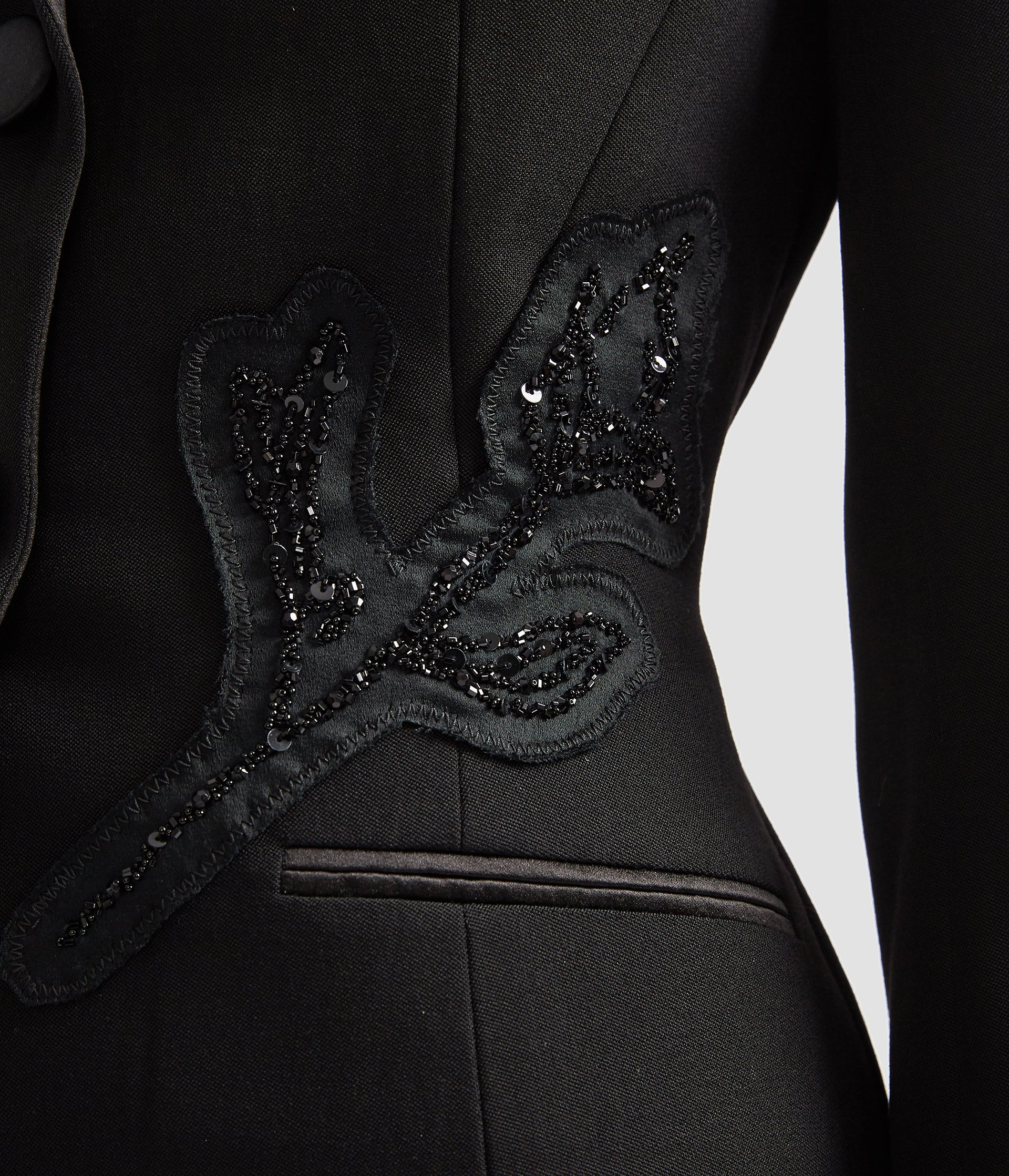 FITTED SINGLE BREASTED BLAZER - 6