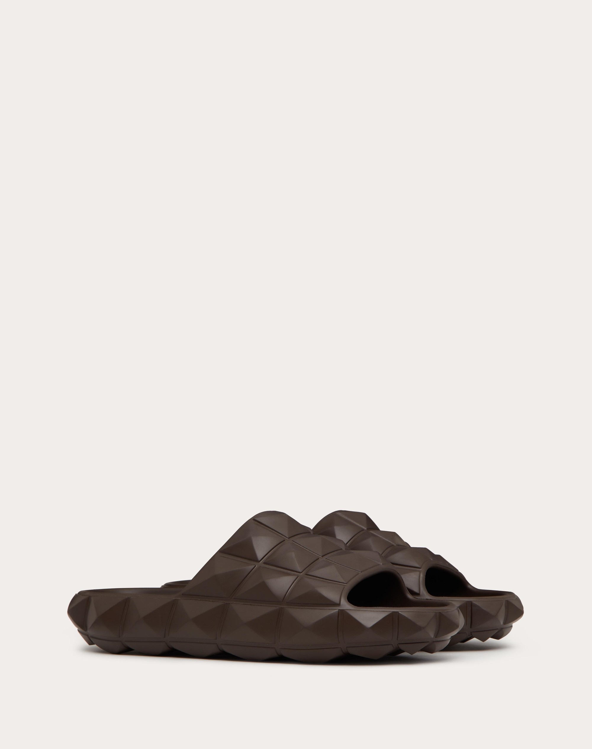 ROMAN STUD TURTLE SLIDE SANDAL IN RUBBER - 2