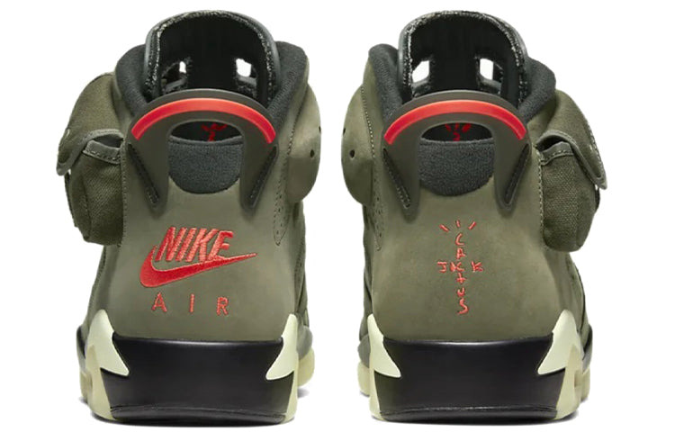 Travis Scott x Air Jordan 6 Retro 'Olive' CN1084-200 - 5