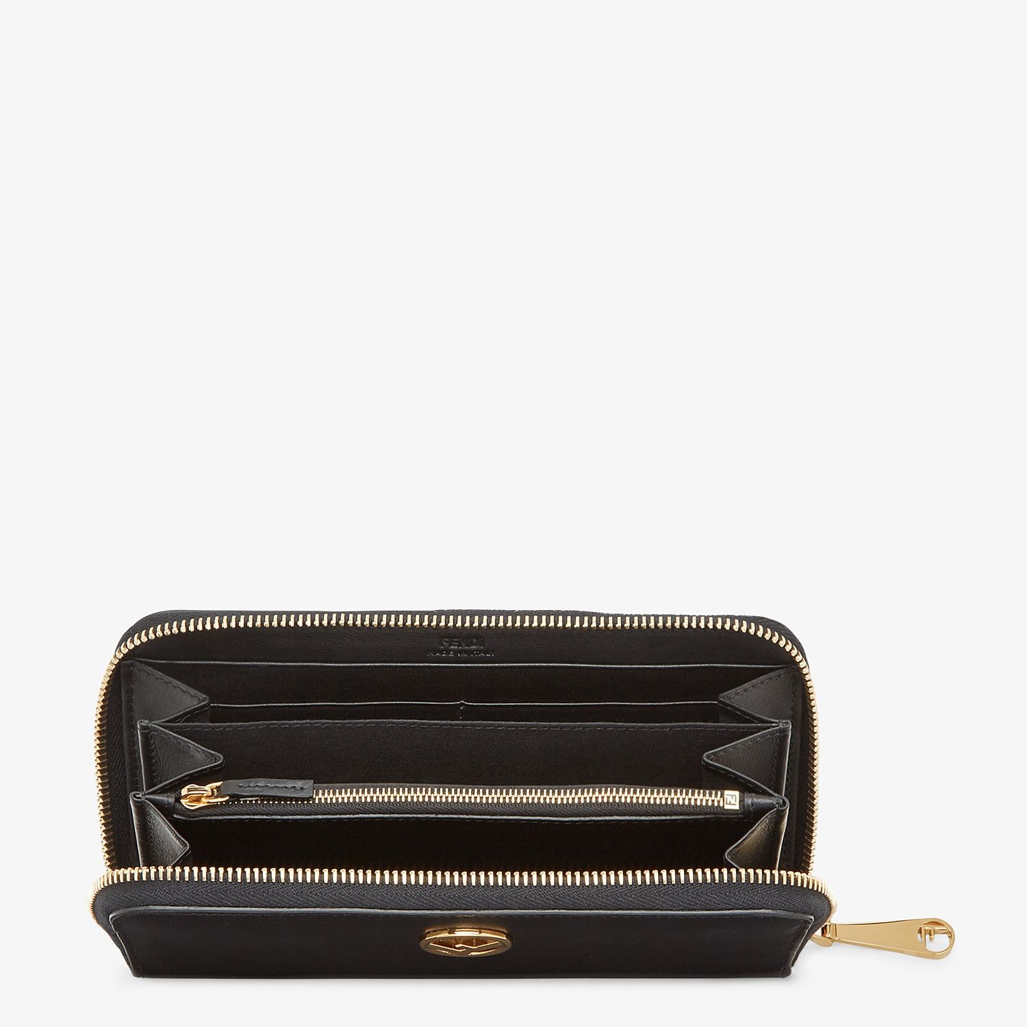 Black leather wallet - 4