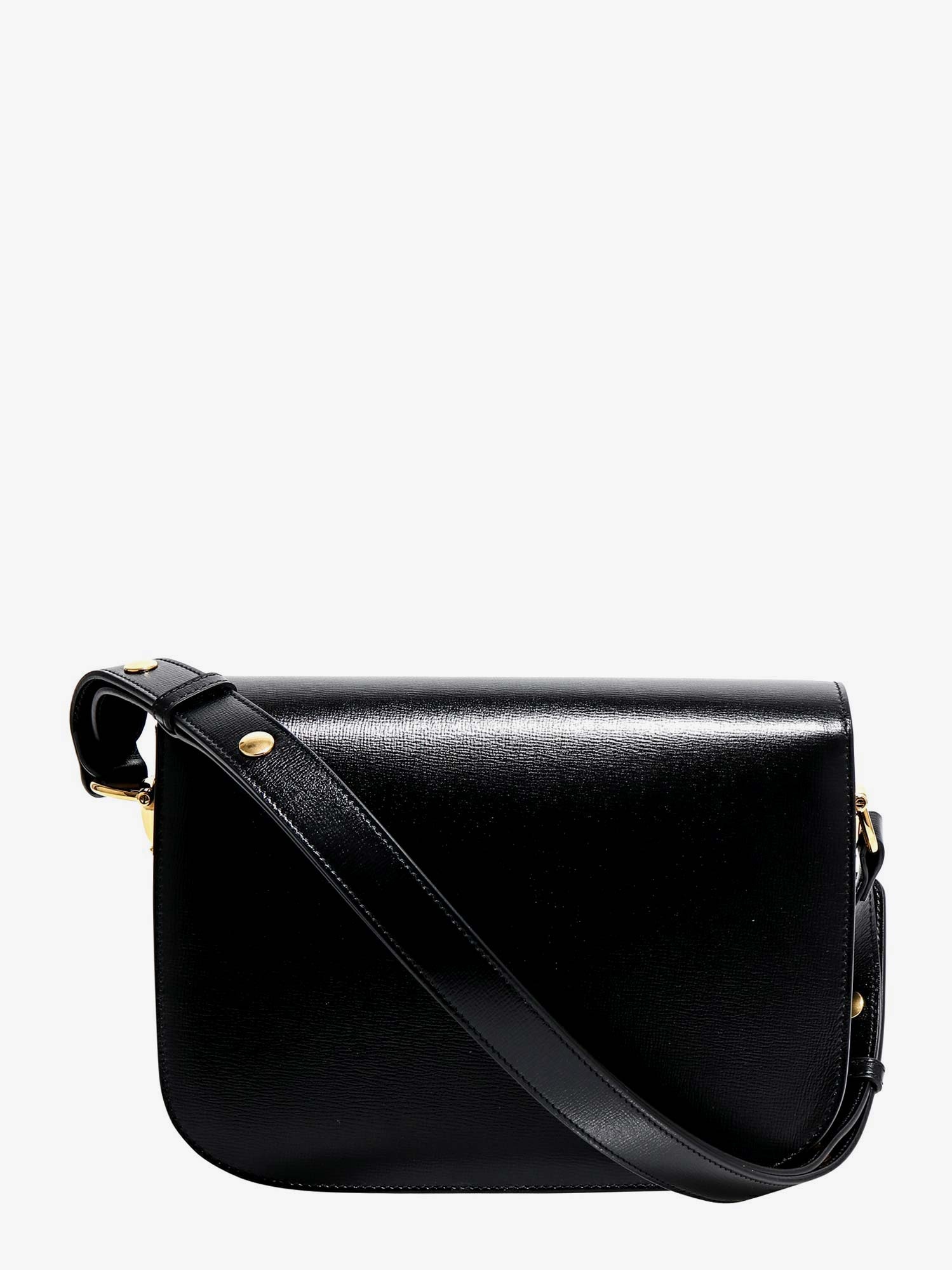 Gucci Woman Horsebit 1955 Woman Black Shoulder Bags - 2