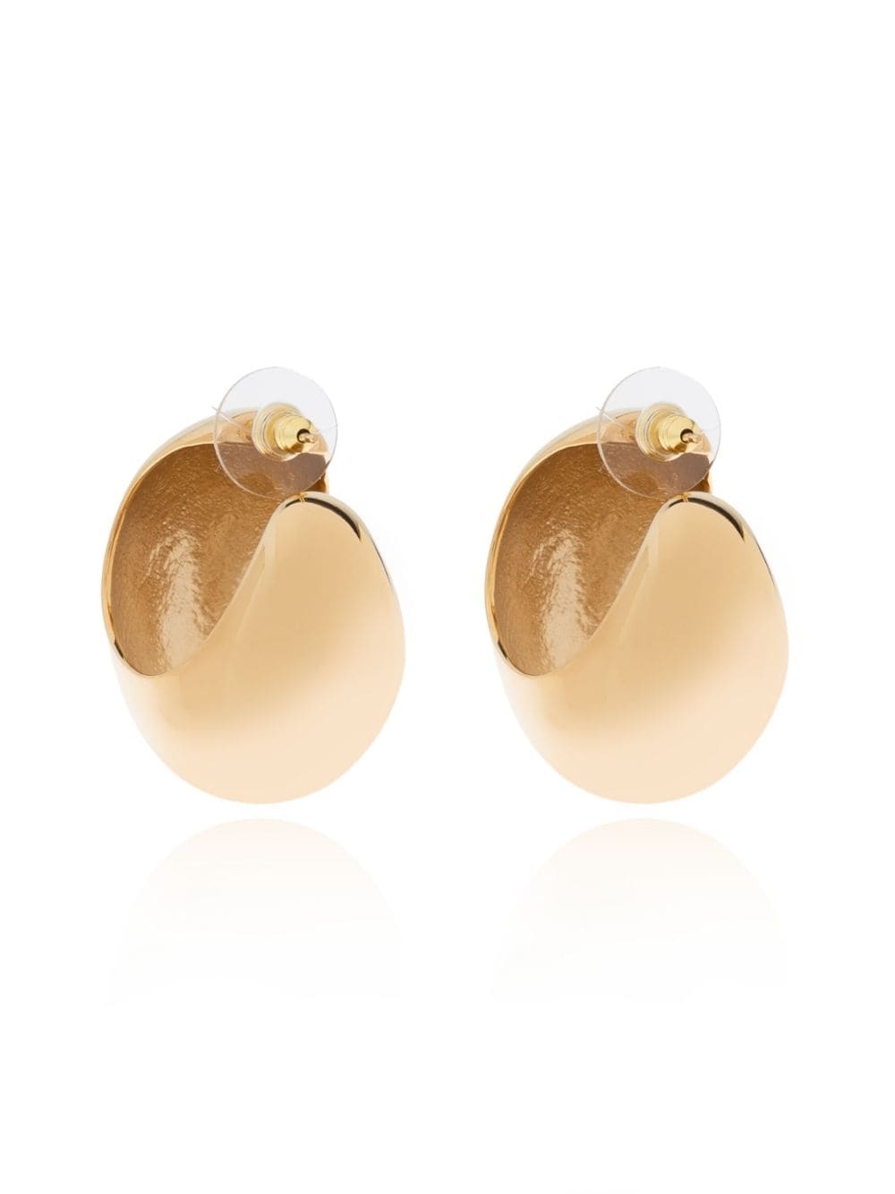 chunky hoop earrings - 3