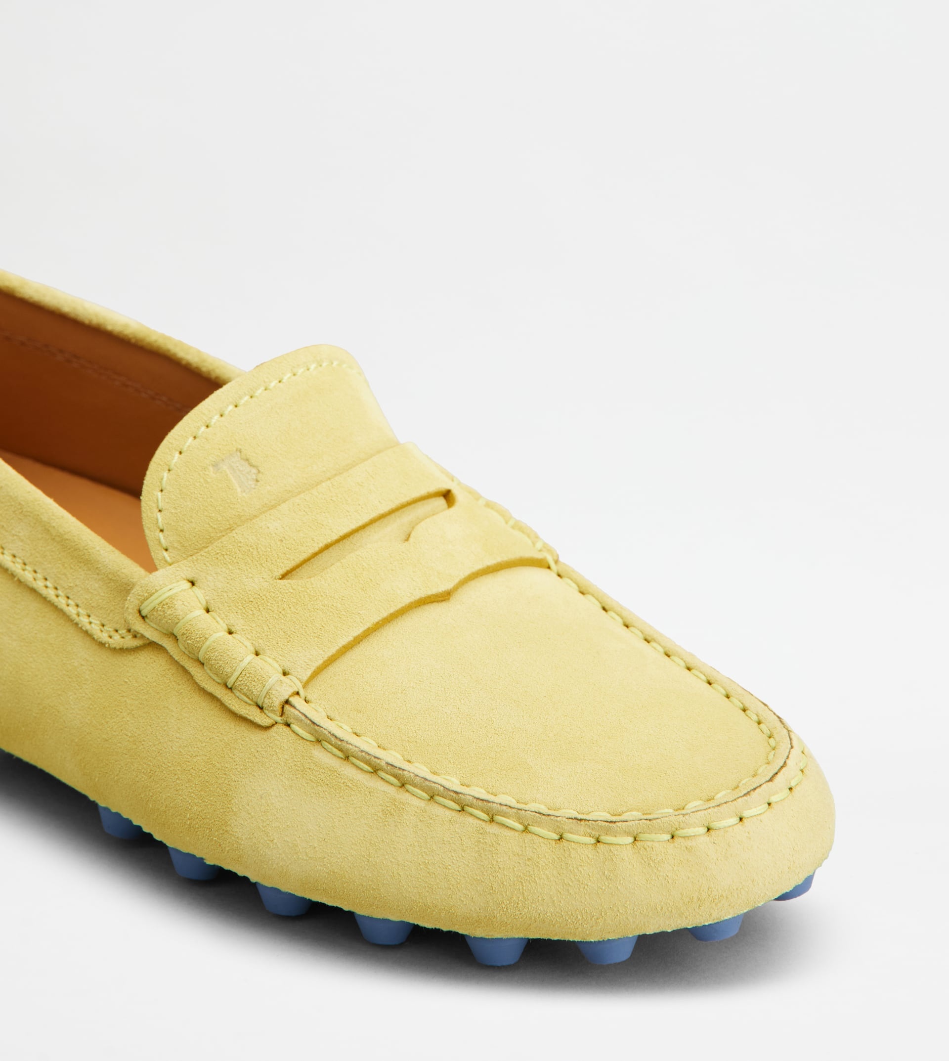 TOD'S GOMMINO BUBBLE IN SUEDE - YELLOW - 6