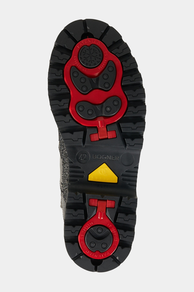 Helsinki X Bond 007 High boots with spikes in Black 8