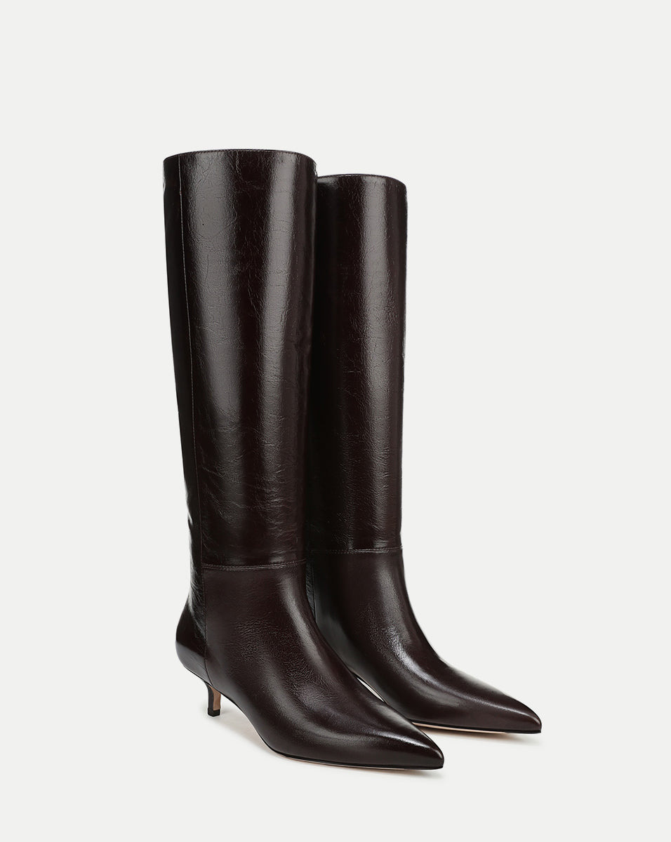 LISA LEATHER TALL BOOT - 3
