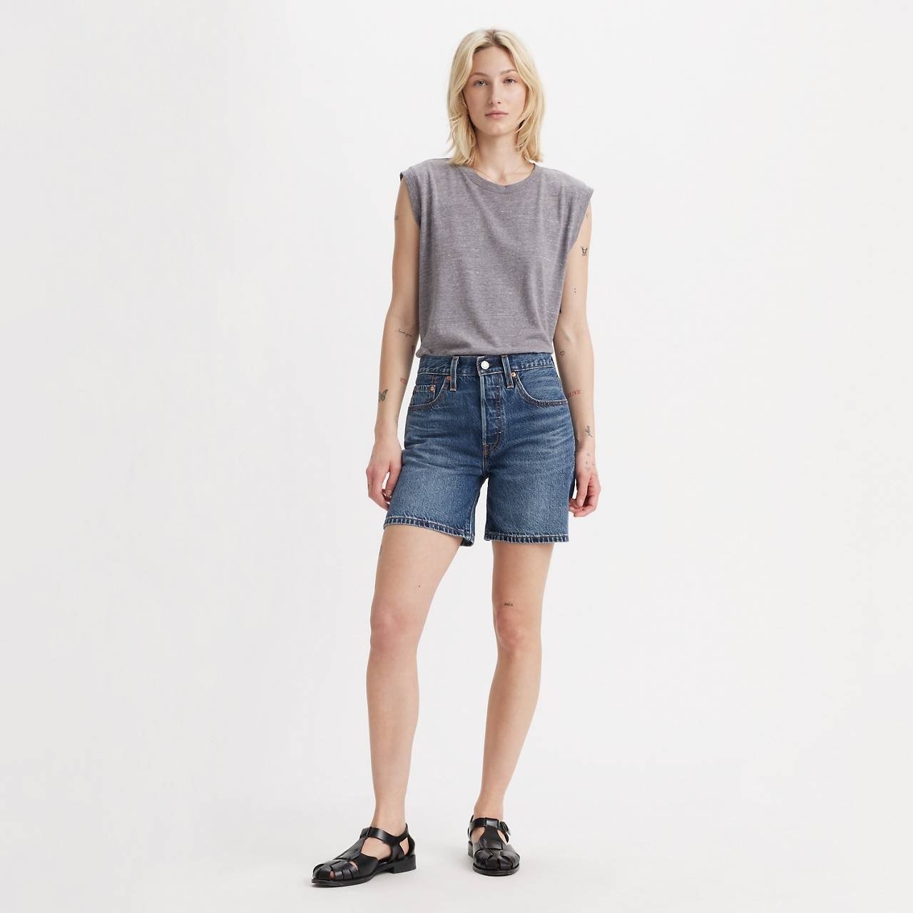 501® MID THIGH LIGHTWEIGHT WOMEN'S SHORTS - 2