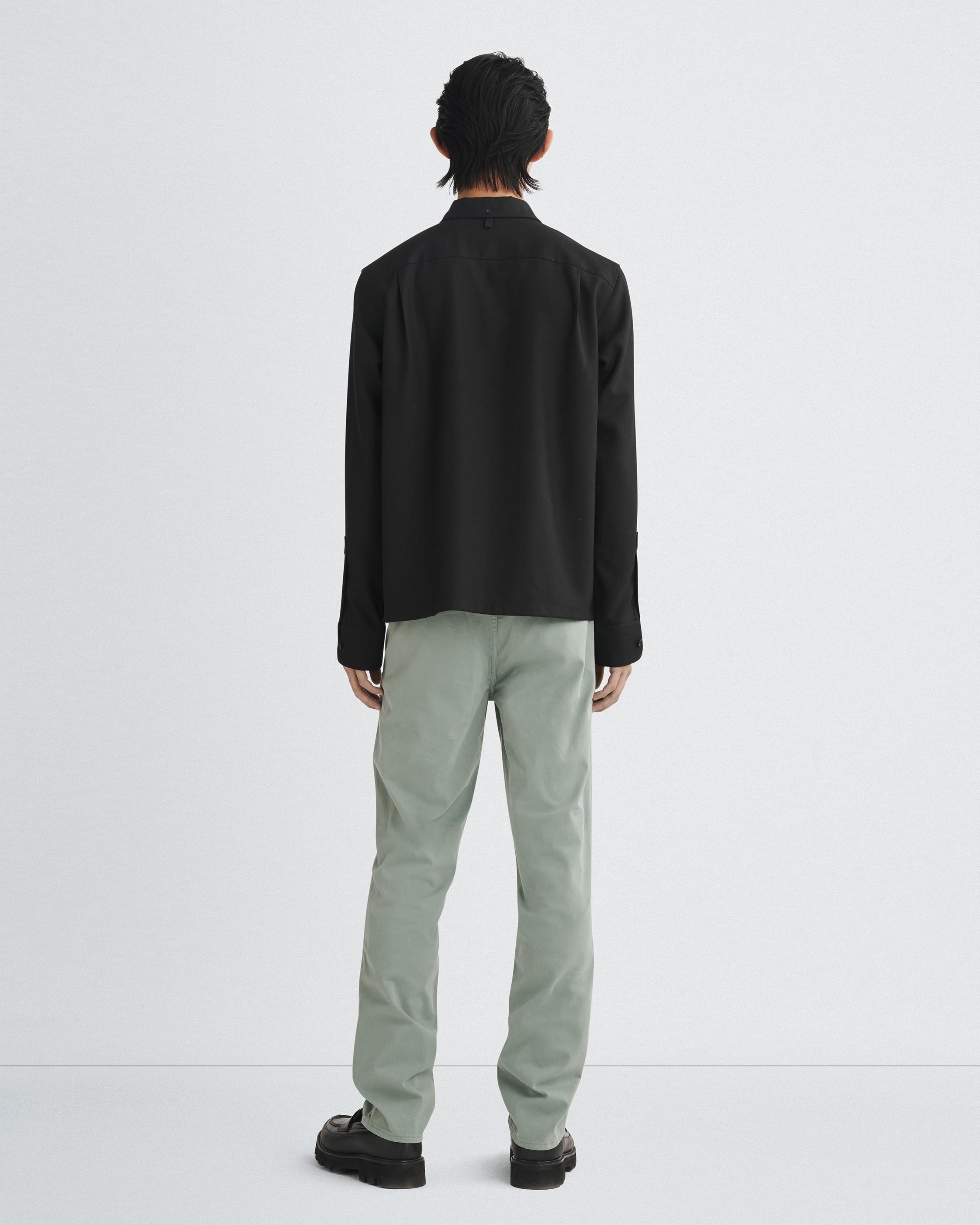 Avery Crepe Wool Shirt
Relaxed Fit Button Down - 5