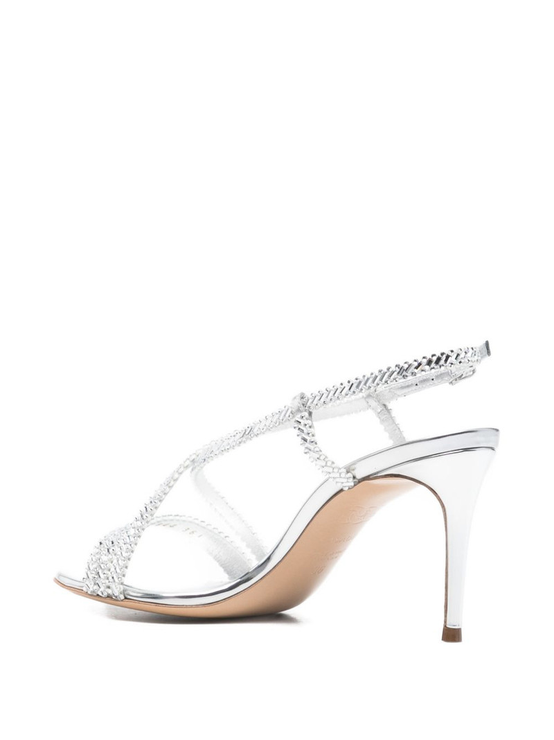 criss-cross strap sandals 3