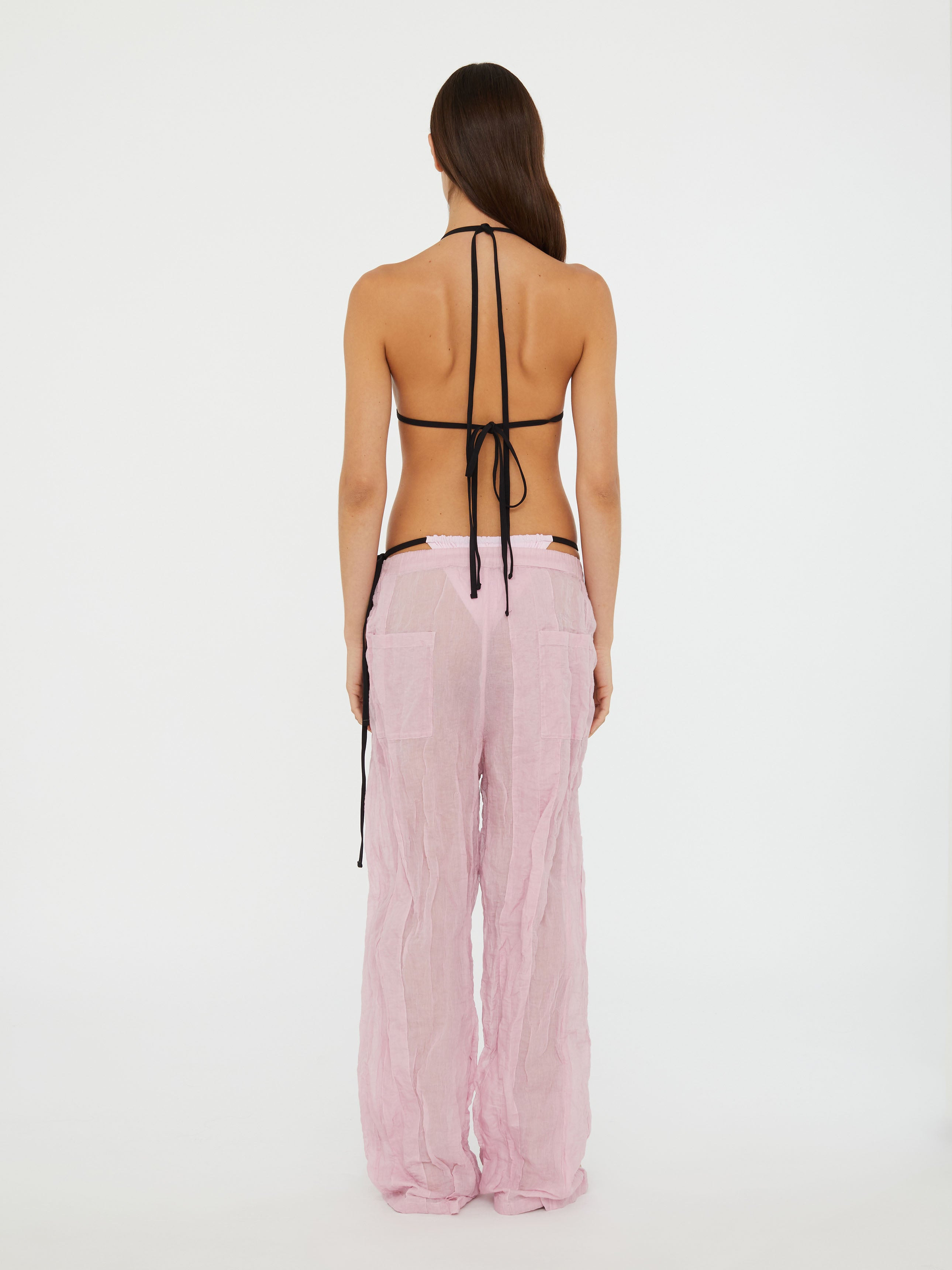 Crushed Multi Panelled Pant - 4