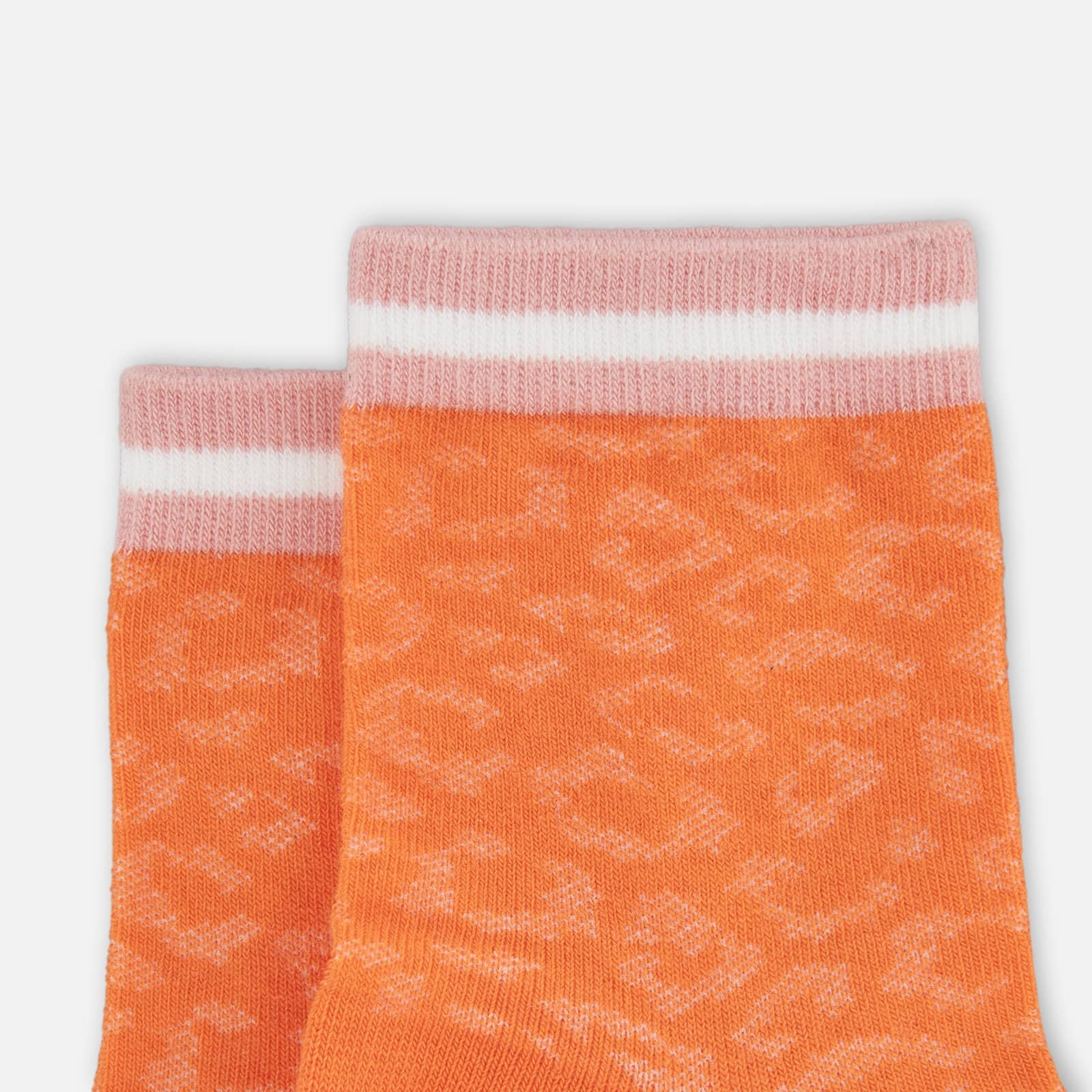 Animal Print Socks Orange - 2