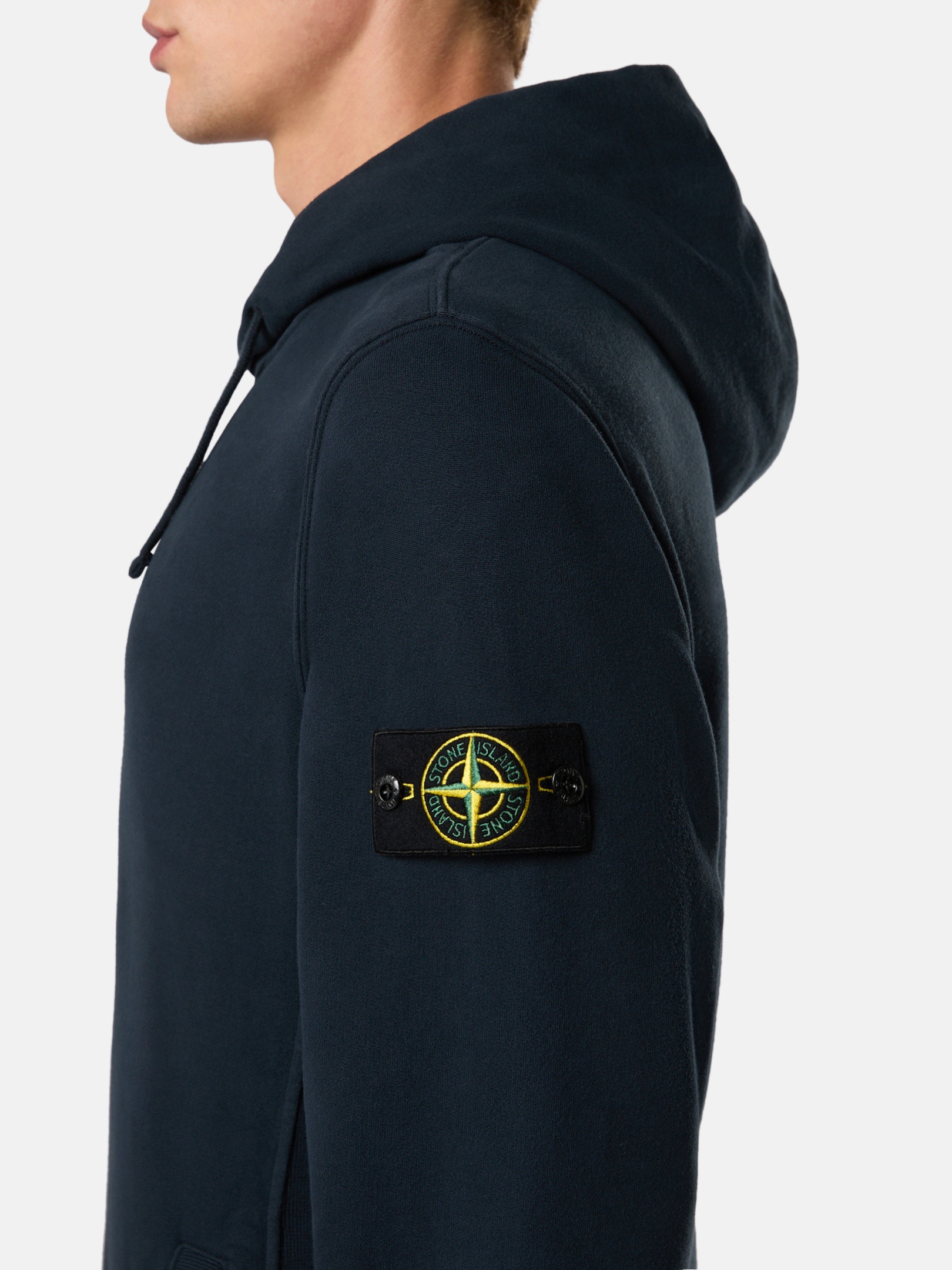STONE ｜HOOD/ZIP-UP (60820 Brushed Cotton Fleece C Stone Island 60820 BRUSHED ORGANIC COTTON FLEECE | REVERSIBLE