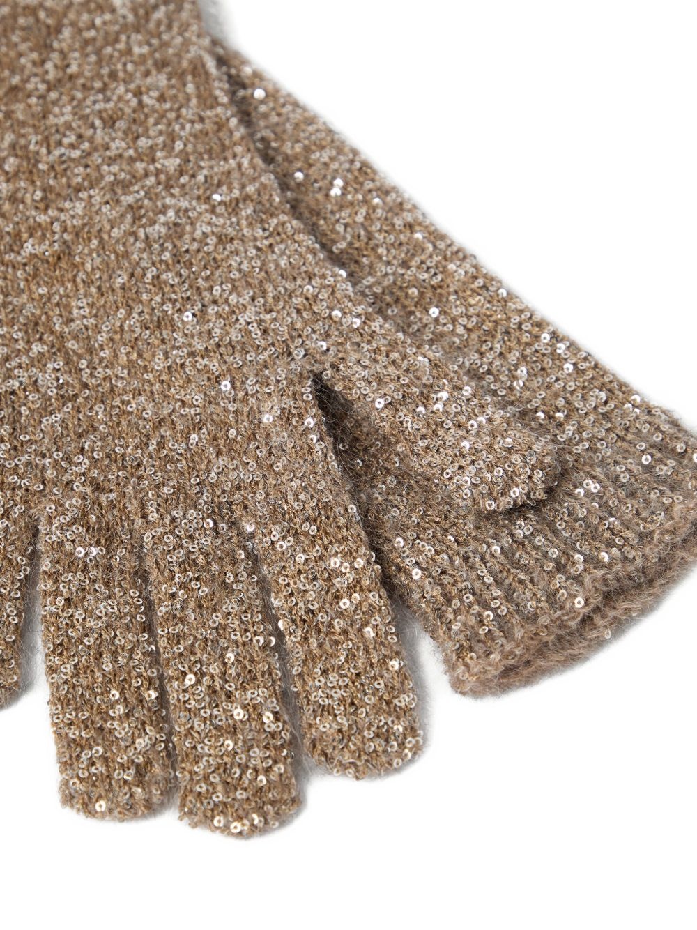 sequin-embellished long gloves - 2