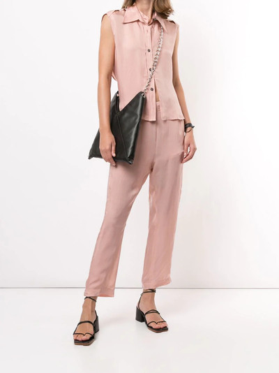 Ann Demeulemeester cropped straight-leg trousers outlook