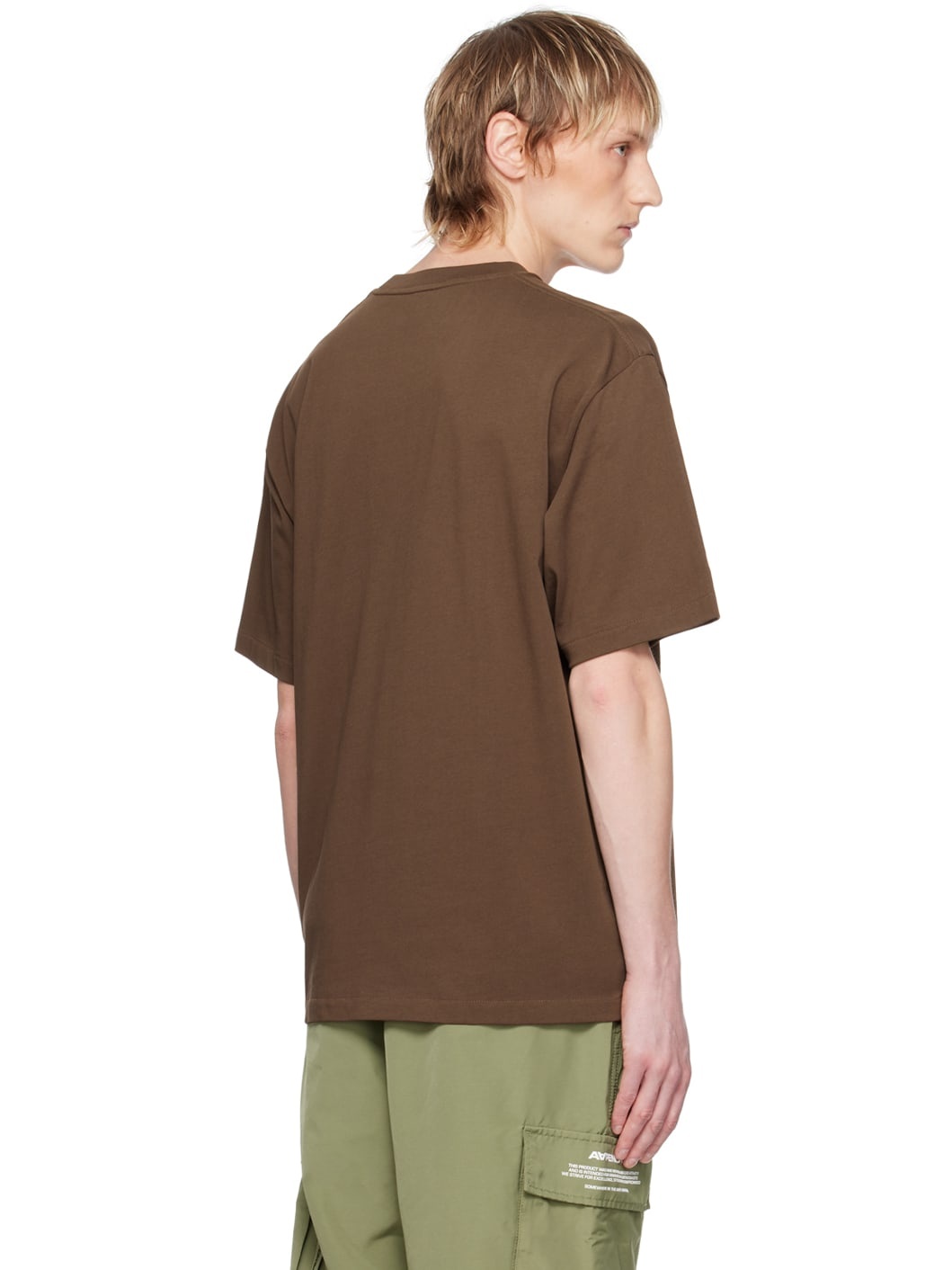 Brown Graffiti Ape Head T-Shirt - 3