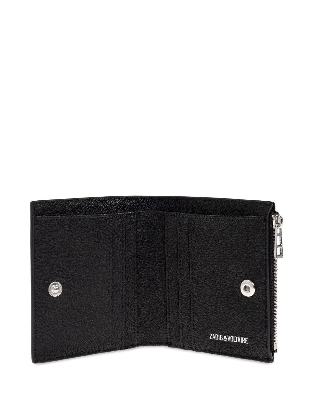 wings-plaque zip-around wallet - 4